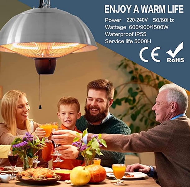 Heavy duty electric heater